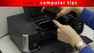 TCT  How to remove and clean Canon Printhead [upl. by Hoeve]