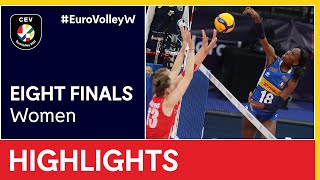 Italy vs Belgium Highlights  EuroVolleyW [upl. by Etireuqram]