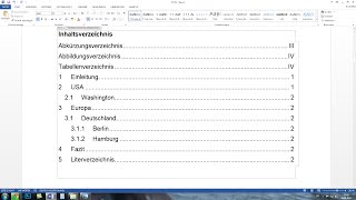Word automatisches Inhaltsverzeichnis und Seitenzahlen erstellen  Komplettkurs Tutorial [upl. by Anyaj]