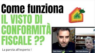 IL VISTO DI CONFORMITA FISCALE  Per i bonus 1106550  Ci risponde il Commercialista [upl. by Kayne576]