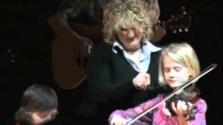 Haley 9yo fiddling with the Chieftains [upl. by Cirtemed]