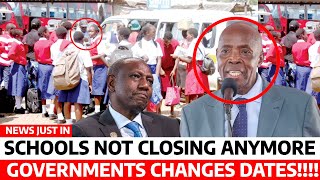 BREAKING News‼️SCHOOLS NOT CLOSING as GOVERNMENT Changes MIDTERM Dates MACHOGU RUTO sends MESSAGE [upl. by Lakym]