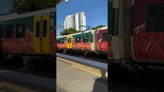 Queensland Rail NGR 706 Arriving At Bowen Hills Station train shorts [upl. by Sidonnie]