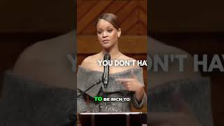 Rihanna Talks About Being Rich and Famous [upl. by Kosel]