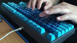 Dasher amp dancer SA keycaps  Groove t cnc keyboard [upl. by Bonacci]