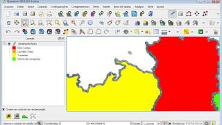 Quantum GIS Edição de Registros Calculo de Área e Concatenação de Campos [upl. by Eahsan863]