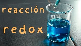 REDOX Sulfato de Cobre  Zinc Experimento Reacción OxidaciónReducción Zn  CuSO4 [upl. by Annirak]