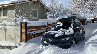 Volvo XC40 Recharge Snow Performance Review [upl. by Yenaffit]