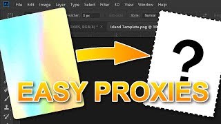 FOIL PROXIES  Fast Beginner Method for Inkjet [upl. by Emee]