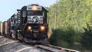 LSRC 302 amp LSRC 4325 Southbound in Alpena Mi [upl. by Koppel]