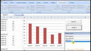 Vídeo Aula 06  Carregando Gráficos em formulário através de combobox excel vba [upl. by Margit]