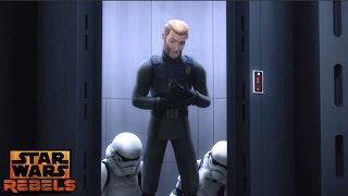 Star Wars Rebels Agent Kallus Escapes amp Joins the Rebellion [upl. by Lenahs]