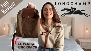 Longchamp Le Pliage Backpack Review  LOriginal  WFIMB  Wear and Tear  Best Travel Bag [upl. by Okim]