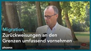 Friedrich Merz und Alexander Dobrindt zur KIausurtagung der CDUCSUBundesfraktion  050924 [upl. by Shem]