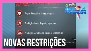 Fase emergencial com toque de recolher entra em vigor em SP na próxima segunda 15 [upl. by Nylkoorb275]