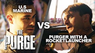 Can the Outnumbered US Marine Survive  The Purge TV Series [upl. by Aicrop334]