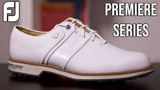 FootJoy DryJoy Premiere Series Golf Shoes FIRST LOOK  2000 SUBSCRIBER GIVEAWAY [upl. by Tabor]