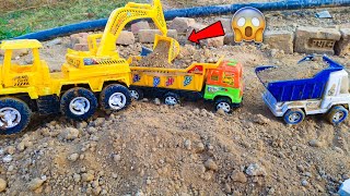 gadi gadi khela cartoon 92 ❤️  Die Model a unboxing  Big Super Racing Car  TATA Dump Truck [upl. by Ominoreg]