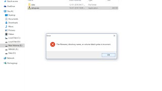 HOW TO FIX THE FILENAME DIRECTORY NAME SYNTAX IS INCORRECT WINDOWS 10 [upl. by Klump]