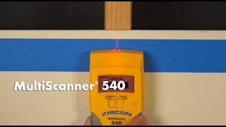 How to Use a Zircon MultiScanner 540 Stud Finder to find Wall Studs [upl. by Auohp]