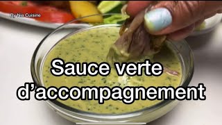 SAUCE VERTE D’ACCOMPAGNEMENT DU MICHOUI [upl. by Allrud715]