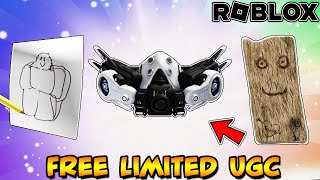 FREE LIMITED UGC TODAY ON ROBLOX  Cyber Face Mask Poorly Drawn Noob amp More [upl. by Errehs]