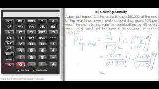 Growing Annuities 432 [upl. by Bruner531]