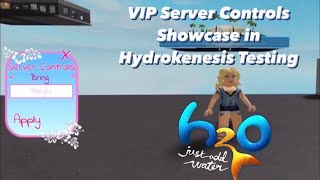 Hydrokinesis Testing By Seagoonia  Private Server Controls Showcase [upl. by Eimrots]