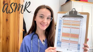 ASMR Medical Student Examines You  Realistic Observation Chart  FULL Observations amp Vital Signs [upl. by Ellehcir979]