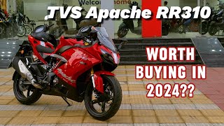 All New Tvs Apache RR310 🚀2024 Detailed Review  Price Drop❓️💸Updates Features 2024 review [upl. by Tye]