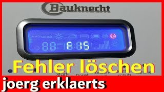 Wäschetrockner Fehler löschen  Reset durchführen Bauknecht Vol75 [upl. by Marchese408]