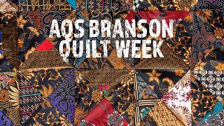 AQS Branson Quilt Week Presentation [upl. by Ynnaffit]