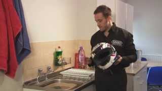 How to wash your SHOEI Helmet [upl. by Attenor]