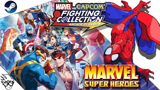 Marvel vs Capcom Fighting Collection  Marvel Super Heroes Steam2024  SpiderMan Playthrough [upl. by Wolfe]