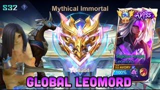 TOP GLOBAL LEOMORD GRIND  Avory  MLBB [upl. by Shadow213]