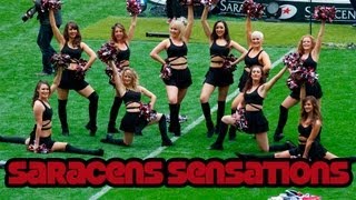 Saracens Sensations Cheerleaders  Last Ever Dance featuring Sarrie the Camel amp Gangnam Style [upl. by Mccarty]