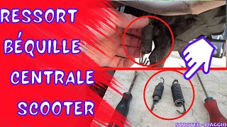 🔥TUTO🔥N⁴⁵🔥COMMENT REMPLACER LE RESSORT BÉQUILLE CENTRALE SCOOTER ZIP 4 TEMPS [upl. by Johnson]