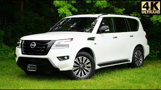 2022 Nissan Armada Review  This SUV will Surprise You [upl. by Winebaum653]