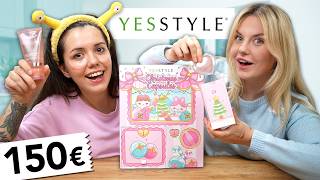 Wir streiten um die Produkte vom YesStyle Adventskalender 2024 KBeauty [upl. by Ausoj]