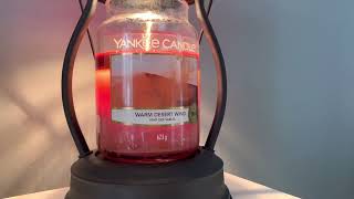 Yankee Candle Review Warm Desert Wind [upl. by Lerej]