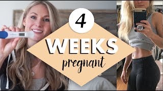 4 WEEKS PREGNANT  Early signs amp Symptoms of Pregnancy and Telling my Husband [upl. by Isis710]