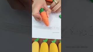 I Bought This Unique Carrot Eraser Stationary 😍Cool Stationery Items stationery shorts diy viral [upl. by Saber400]