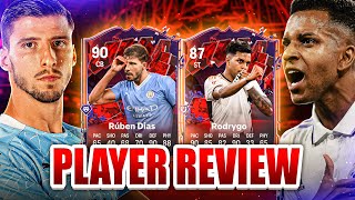 EA FC 24 RODRYGO und RUBEN DIAS TRAILBLAZERS INFORM PLAYER REVIEW [upl. by Anitirhc]