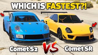 GTA 5 ONLINE  COMET S2 CABRIO VSCOMET S2 WHICH IS FASTEST [upl. by Yenial]