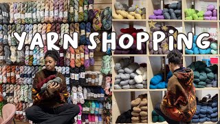 Come Yarn Shopping With Me  Yarn Shop Hopping amp Haul [upl. by Anurag]