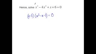 Level 2 Further Maths GCSE  Factor theorem [upl. by Happ]