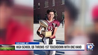 Onehanded high school quarterback proves physical limits are no obstacle to success [upl. by Freeland]