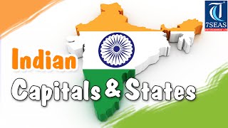 Capital and States in India  Animated Video  Tour the States [upl. by Moonier]