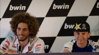 Simoncelli vs Jorge  Conferenza stampa Assen [upl. by Kucik112]