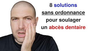 Comment soigner abcès dentaire Solutions soulager douleur dent dévitalisée infection anaérobique [upl. by Georgianna]